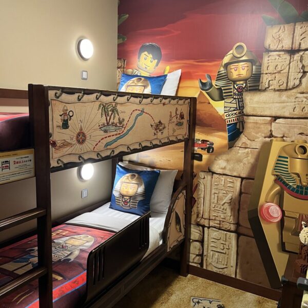 レゴランドホテルの部屋の様子二段ベッド