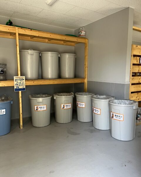 キャンプ・アンド・キャビンズ山中湖4歳子連れキャビン焚き火レビューゴミ捨て場