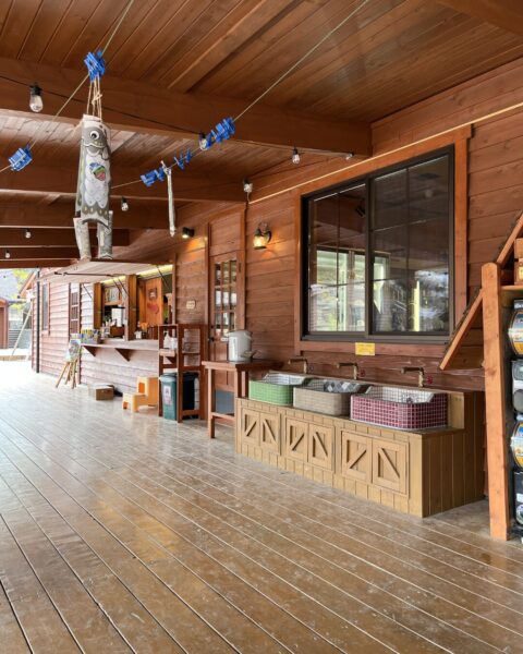 キャンプ・アンド・キャビンズ山中湖4歳子連れキャビン焚き火レビュー