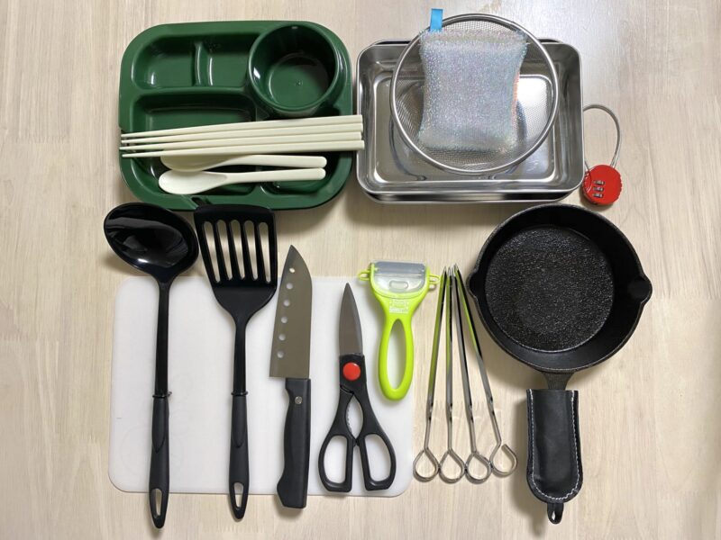 子連れデイキャンプの持ち物食事系