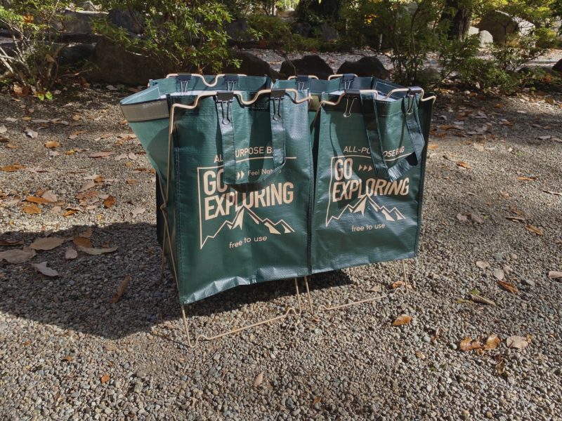 子連れデイキャンプの持ち物ゴミ箱